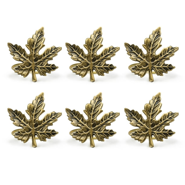 Park Designs 4 Assorted Fall Leaf Napkin Rings Scout Limited Inc. 